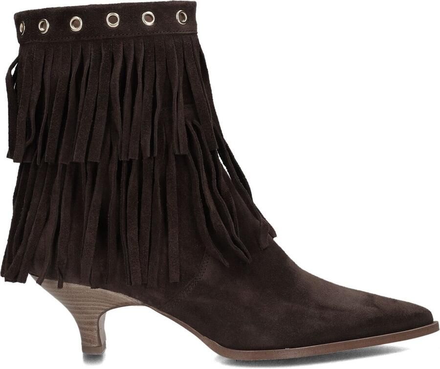 LINA LOCCHI Enkellaarsjes Dames Az52 Maat: 40 Materiaal: Suède Kleur: Bruin