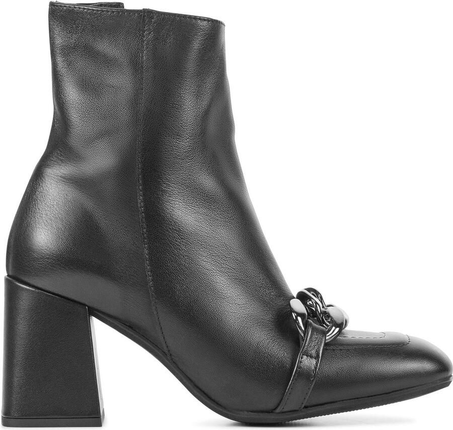 LINA LOCCHI Enkellaarsjes Dames L1164 Maat: 38 Materiaal: Leer Kleur: Zwart