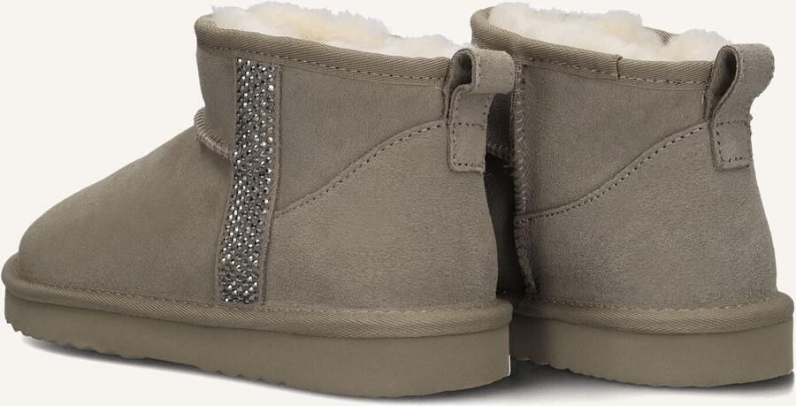 LINA LOCCHI Vachtlaarzen Dames Extreme Glitter Low Maat: 37 Materiaal: Suède Kleur: Taupe - Foto 2