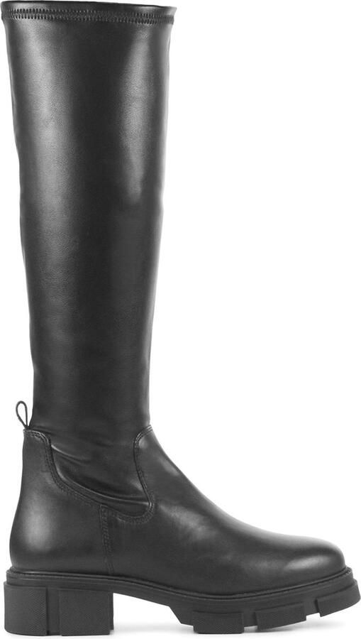 LINA LOCCHI Hoge Laarzen Dames L1311 Maat: 42 Materiaal: Leer Kleur: Zwart