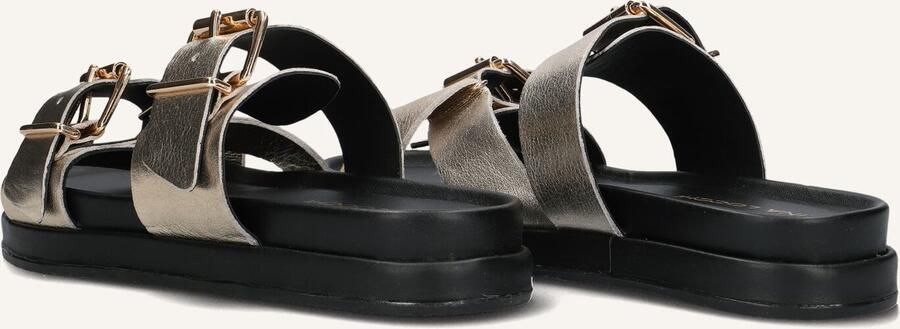 LINA LOCCHI Slippers Dames Led 2 Band Slipper Dz Maat: 37 Materiaal: Leer Kleur: Goud - Foto 2