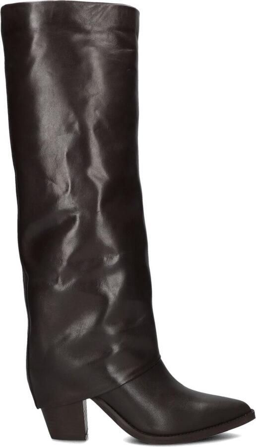 LINA LOCCHI Hoge Laarzen Dames Mw506 Maat: 37 Materiaal: Leer Kleur: Bruin