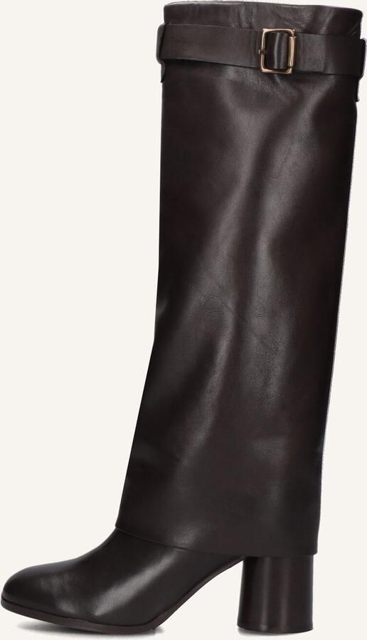 LINA LOCCHI Hoge Laarzen Dames Mw551 Maat: 40 Materiaal: Leer Kleur: Bruin - Foto 2