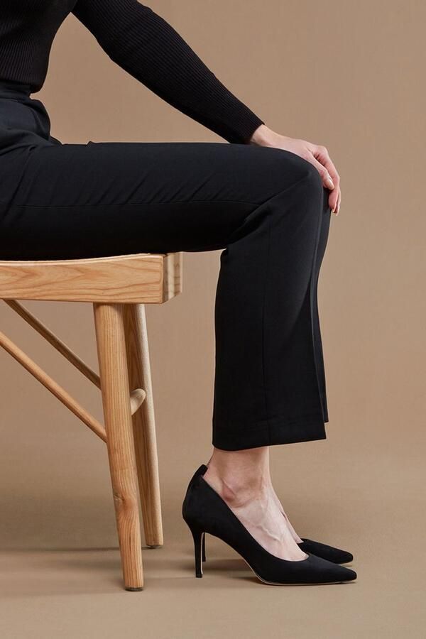 Lina Locchi Pumps Stiletto Dames Damesschoenen Suède Naaldhak hoogte 8 cm L1126 Beige - Foto 14