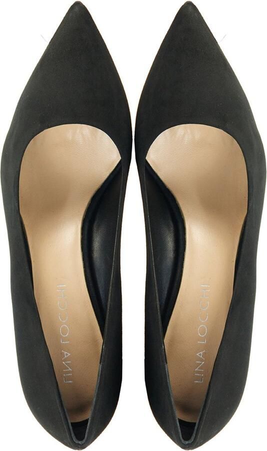 Lina Locchi Pumps Stiletto Dames Damesschoenen Suède Naaldhak hoogte 8 cm L1126 Beige - Foto 18