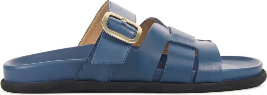 LINA LOCCHI Slippers Dames 765-05 Maat: 37 Materiaal: Leer Kleur: Blauw - Foto 3
