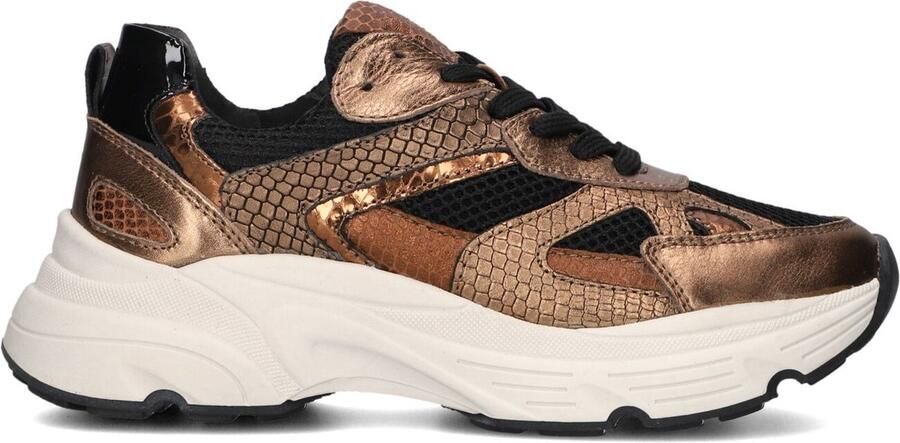 LINA LOCCHI Lage Sneakers Dames Tokio Maat: 41 Materiaal: Leer Kleur: Brons