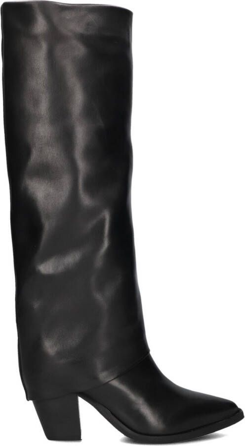 LINA LOCCHI Hoge Laarzen Dames Mw506 Maat: 40 Materiaal: Leer Kleur: Zwart