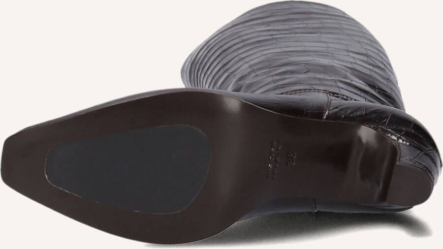 LINA LOCCHI Hoge Laarzen Dames Mw508 Maat: 41 Materiaal: Leer Kleur: Bruin - Foto 3