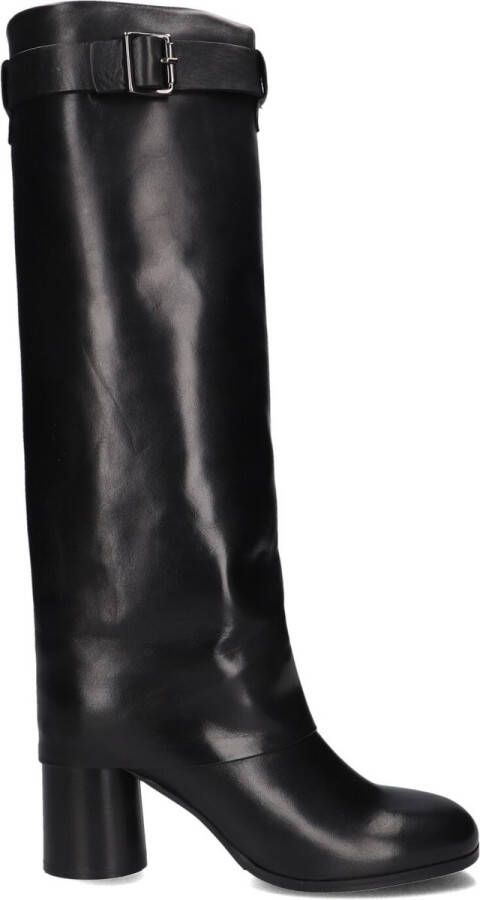 LINA LOCCHI Hoge Laarzen Dames Mw551 Maat: 39 Materiaal: Leer Kleur: Zwart