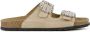Lina Locchi Stijlvolle Leren Sandalen voor Vrouwen Beige Dames - Thumbnail 1