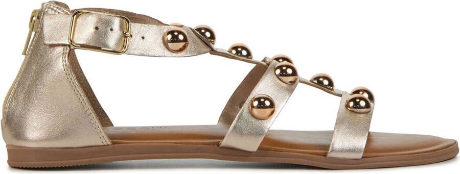 LINA LOCCHI Sandalen Dames L1282 Maat: 36 Materiaal: Leer Kleur: Goud