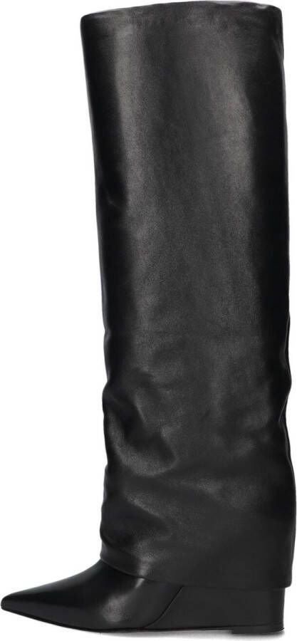 Lina Locchi Se001 Laarzen Leer Dames Zwart