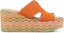 LINA LOCCHI Slippers Dames 3476 Maat: 37 Materiaal: Suède Kleur: Oranje - Thumbnail 1