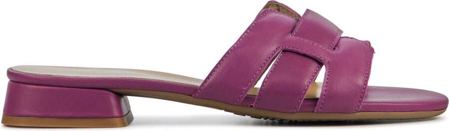 LINA LOCCHI Slippers Dames S3048 Maat: 36 Materiaal: Leer Kleur: Paars