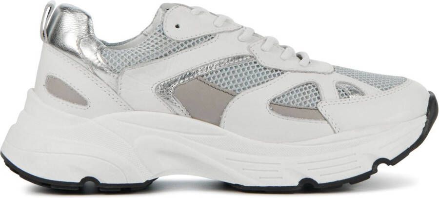 LINA LOCCHI Lage Sneakers Dames L1321 Maat: 41 Materiaal: Leer Kleur: Wit