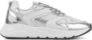Lina Locchi Sneakers Dames Lage sneakers Damesschoenen Suède L1298 Wit combi