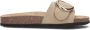 LINA LOCCHI Slippers Dames Sue Bio 1 Gesp Slipper Maat: 36 Materiaal: Suède Kleur: Beige - Thumbnail 1