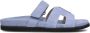 LINA LOCCHI Slippers Dames Sue H Slipper Maat: 39 Materiaal: Suède Kleur: Blauw - Thumbnail 1