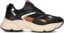 LINA LOCCHI Lage Sneakers Dames Tokio Maat: 37 Materiaal: Leer Kleur: Zwart - Thumbnail 1