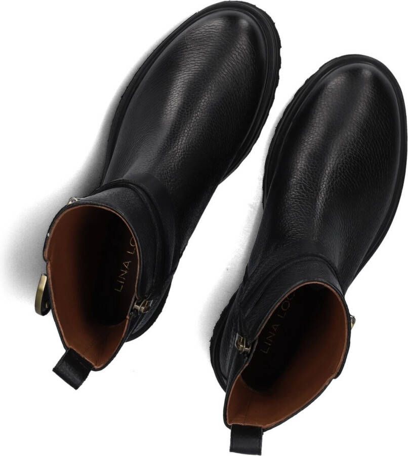 LINA LOCCHI Enkellaarsjes Dames V59 Maat: 37 Materiaal: Leer Kleur: Zwart