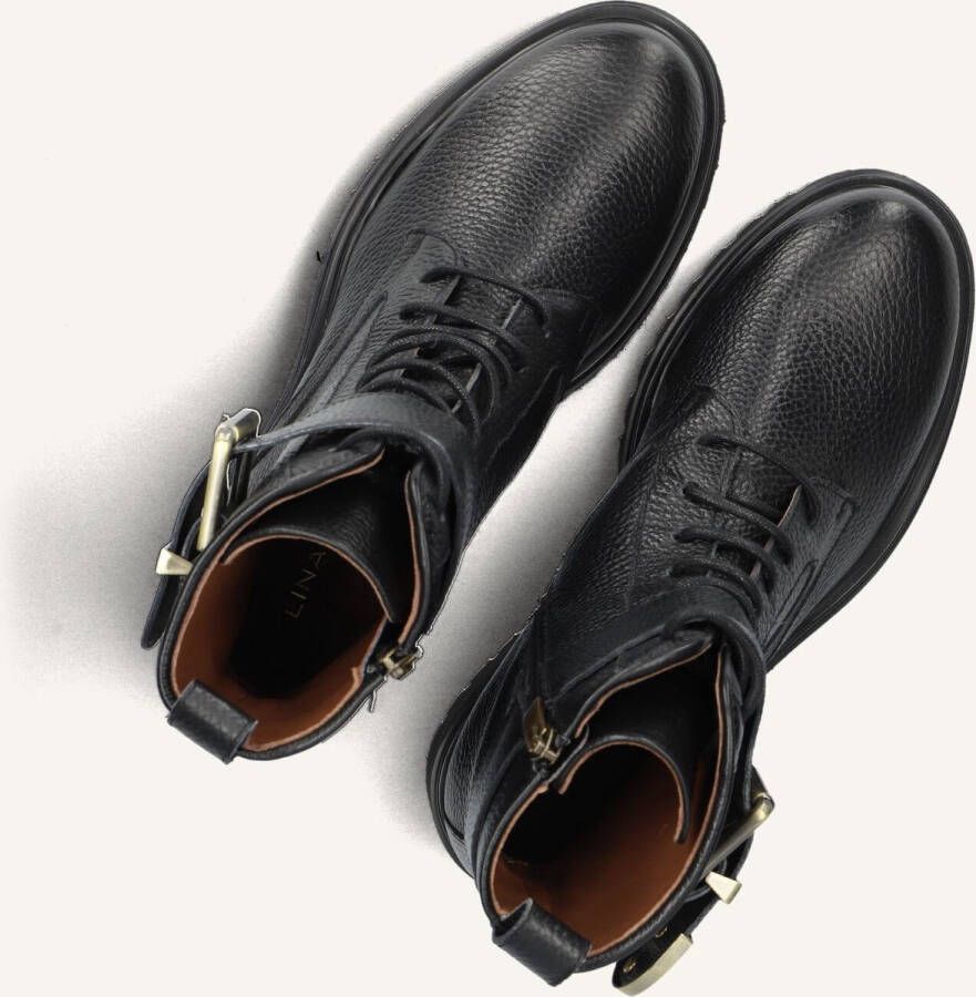 LINA LOCCHI Enkelboots Dames V67 Maat: 37 Materiaal: Leer Kleur: Zwart - Foto 2