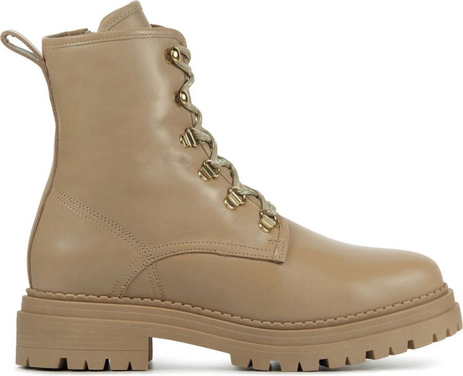 Lina Locchi Veterboots Dames Laarzen Schoenen Leer L1195 Camel