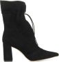 LINA LOCCHI Enkellaarsjes Dames L1140 Sue Maat: 38 Materiaal: Suède Kleur: Zwart - Thumbnail 2