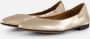 Linea zeta Ballerina's goud Leer - Thumbnail 1