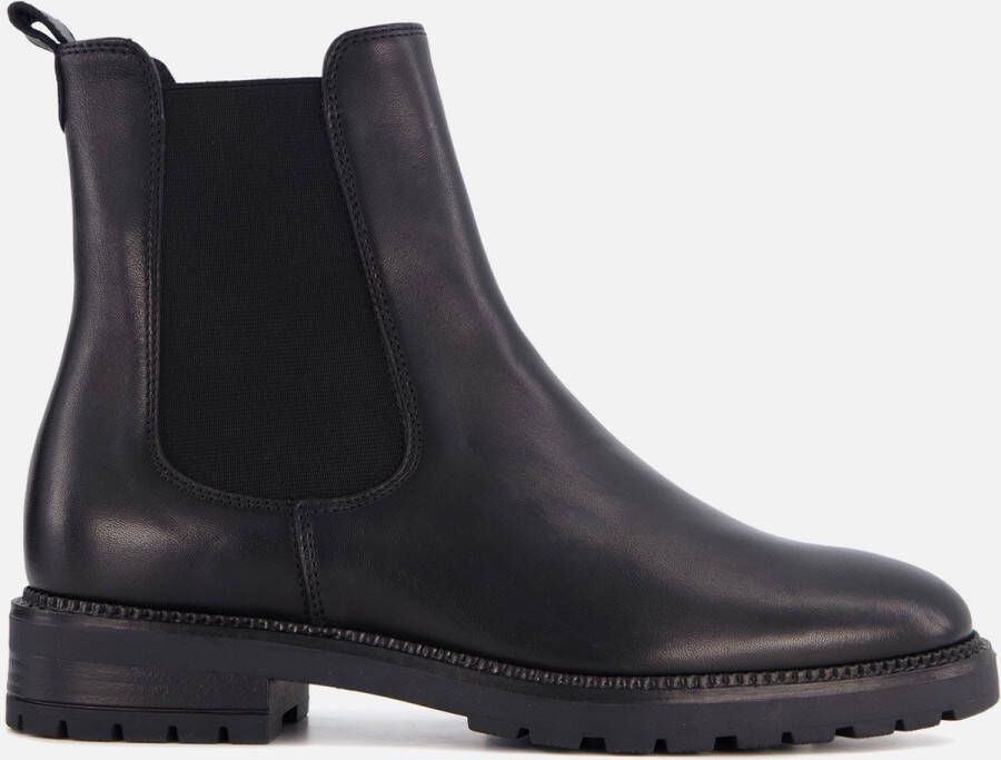 Linea zeta Chelsea boots zwart Leer