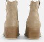 Linea zeta Enkellaarsjes beige Suede - Thumbnail 1