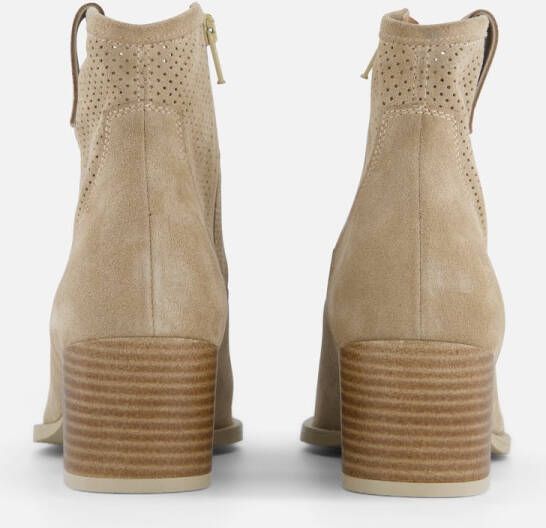 Linea zeta Enkellaarsjes beige Suede