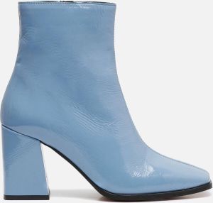 Linea zeta enkellaarsjes blauw Lak Dames