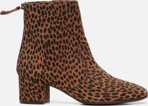 Linea zeta Enkellaarsjes Bruin Suede 197501 Dames Suède