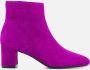 Linea zeta Enkellaarsjes paars Suede - Thumbnail 2