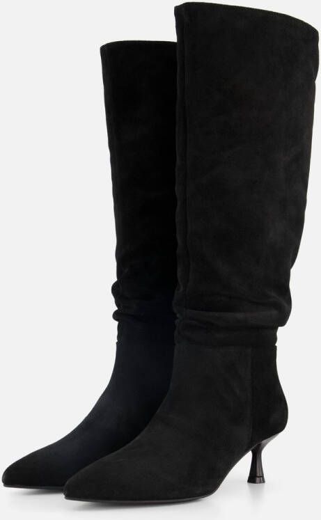 Linea zeta Hoge laarzen zwart Suede