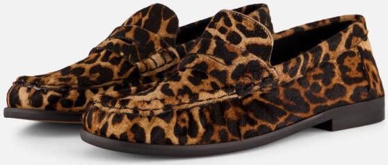 Linea zeta Instappers bruin Leer