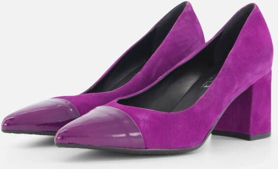 Linea zeta Pumps paars Suede