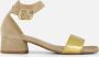 Linea zeta Sandalen beige Suede - Thumbnail 3