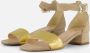 Linea zeta Sandalen beige Suede - Thumbnail 1