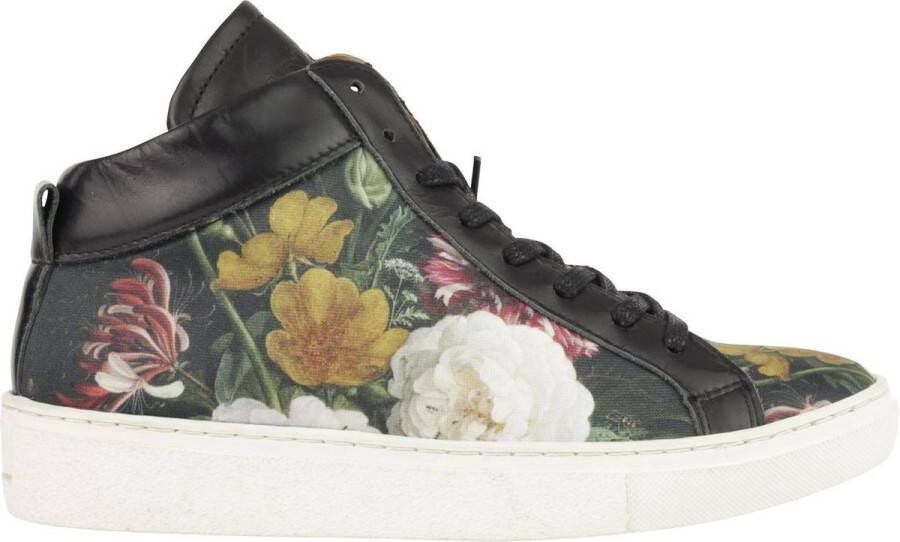 Linkkens Brave mid sneaker Bloemen Davidsz De Heem