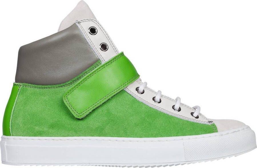 Linkkens Kobe basket suede nappa leder lime tundra