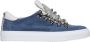 Linkkens Kobe low top lace suede nappa petrol blue - Thumbnail 1
