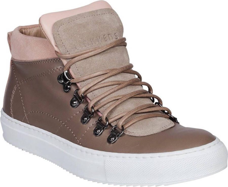 Linkkens Kobe mid top lace nappa suede tundra