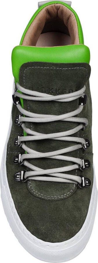 Linkkens Kobe mid top lace suede nappa amazon lime - Foto 2