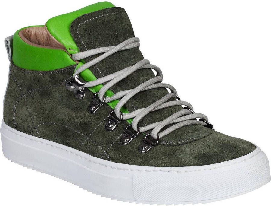 Linkkens Kobe mid top lace suede nappa amazon lime