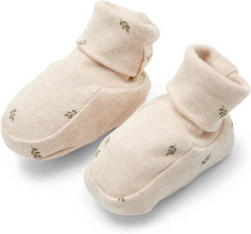 Little Dutch Sloffen kinderen & Green Leaves Beige Little Farm