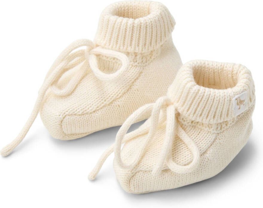 Little Dutch Slofjes Wit Newborn Naturals-62