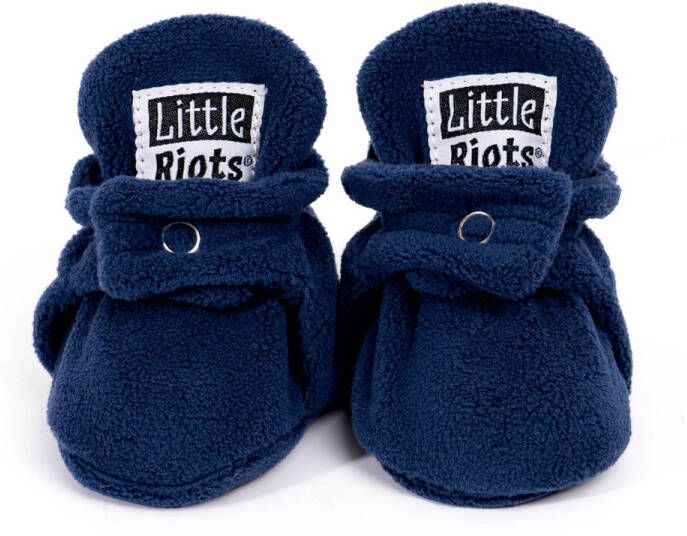 Little Riots Babyslofjes Fleece Original Navy Blue