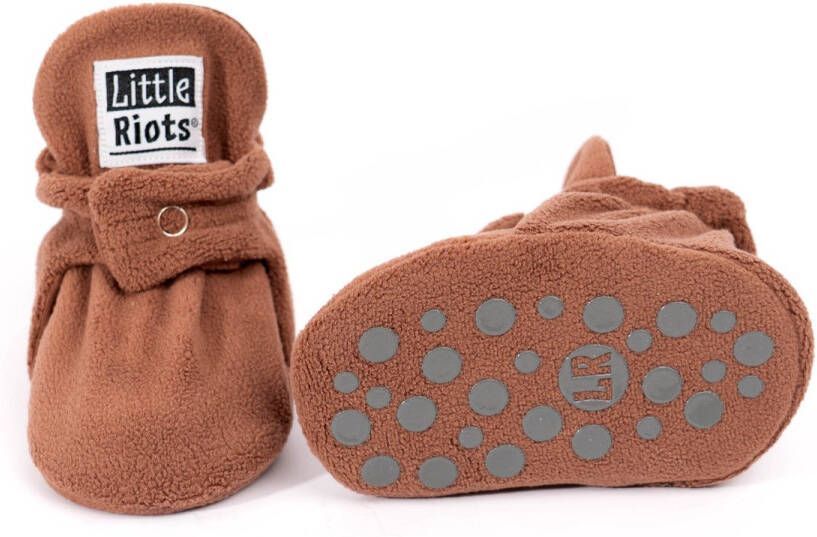Little Riots Babyslofjes Fleece Stepper Brownie 24-36 Maanden (15 5cm) Schoen
